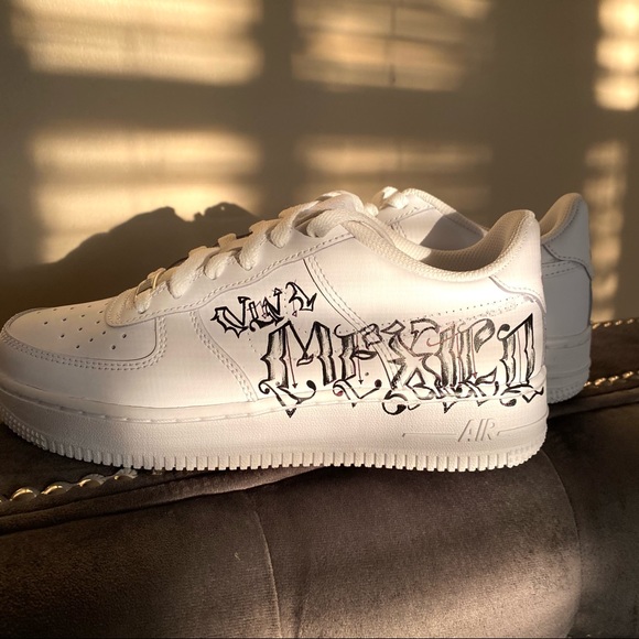 Nike Custom Mexico Air Force 1s - Picture 9 of 12